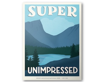 Rocky Mountain National Park Poster | Subpar Parks Poster