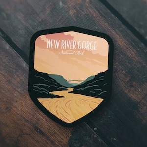 New River Gorge National Park Sticker | Multiple Sizes | Bumper Sticker | Water Bottle | Travel | Laptop | Waterproof
