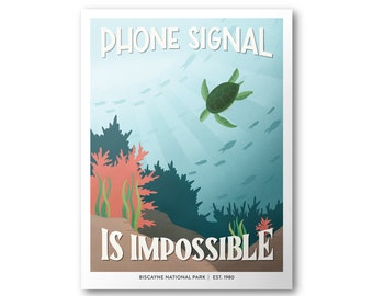 Biscayne National Park Poster | Subpar Parks Poster