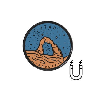 Utah Magnet | Button Magnet | Fridge Magnet | Kitchen Magnet | Refrigerator Magnet