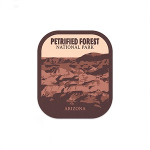 Petrified Forest National Park Sticker | Multiple Sizes | Bumper Sticker | Water Bottle | Travel | Laptop | Waterproof