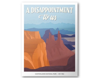 Canyonlands National Park Poster | Subpar Parks Poster