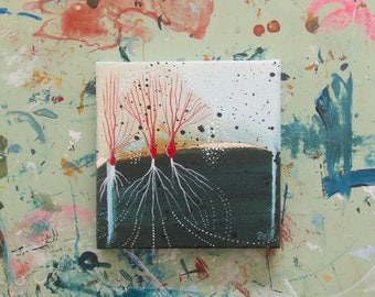 Seventeen: Small Abstract Painting
