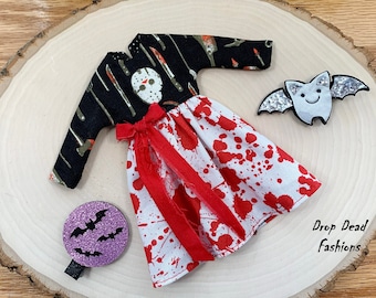 Jason Voorhees Halloween Dress - Fits Blythe, Pullip, and Icy Dolls