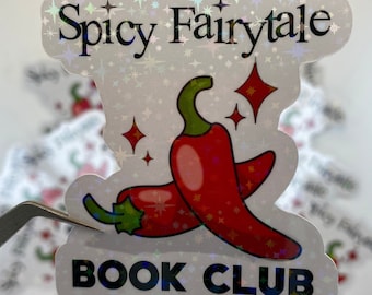 WATERPROOF Spicy Fairytale Book Club Vinyl Stickers