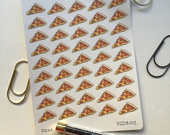 Pizza Planner Sticker Pizza Icon Sticker Pizza Sticker Food Planner ...