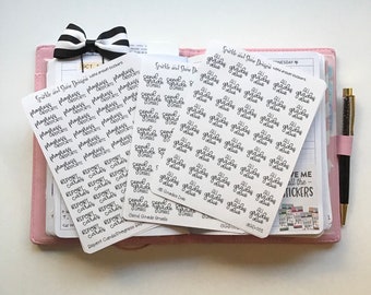 Grades and Reports Teacher Planner Stickers