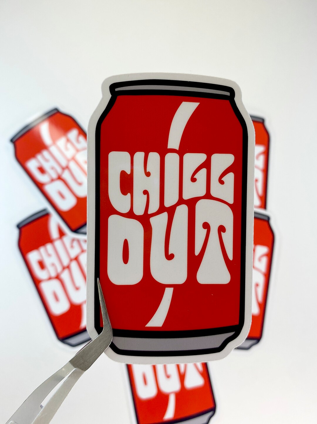 Waterproof Chill Out Vinyl Stickers (laptop Stickers, Water Bottle ...