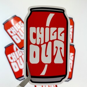 Waterproof Chill Out Vinyl Stickers