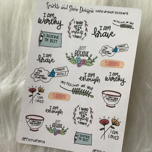 More Sticky Notes Planner Stickers - Etsy