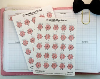 Stickers Happy Brain Planner