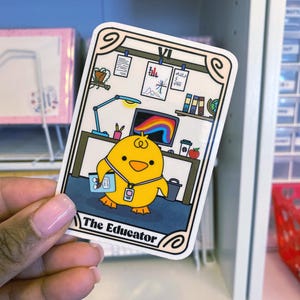 Wasserdichter The Educator Trading Card Vinyl Aufkleber