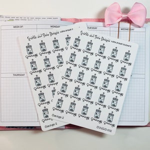 Savings Mason Jar Planner Stickers  (Budget Tracking and Monthly Finance Stickers)