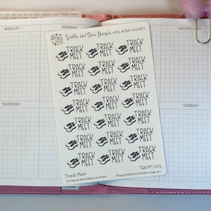 Track Meet Team Sports School Planner Stickers