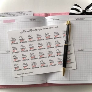 Sassy Stickers- Not Recommended Planner Stickers