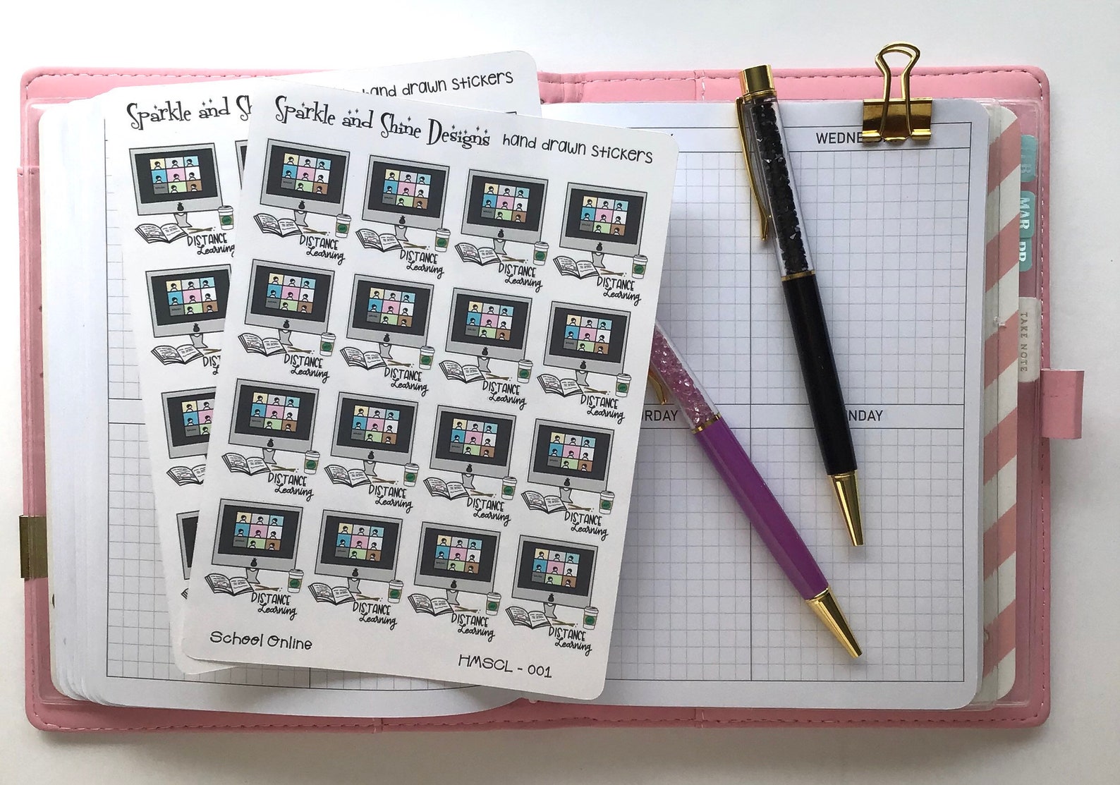 Zoom Meeting Planner Planner Stickers - Etsy
