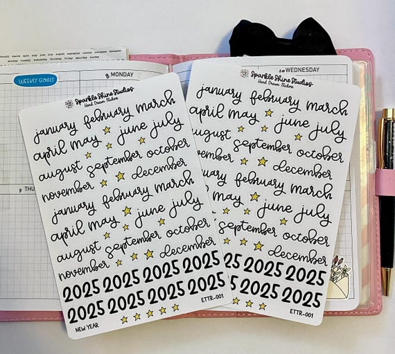 2025 Planner Stickers