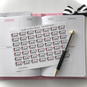 Low Battery Low Energy Planner Stickers