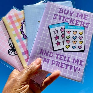 Reusable Sticker Storage Book Sticker Album Reusable, Sticker Storage Book, Sticker Collecting Book, Sticker Book, Sticker Collection