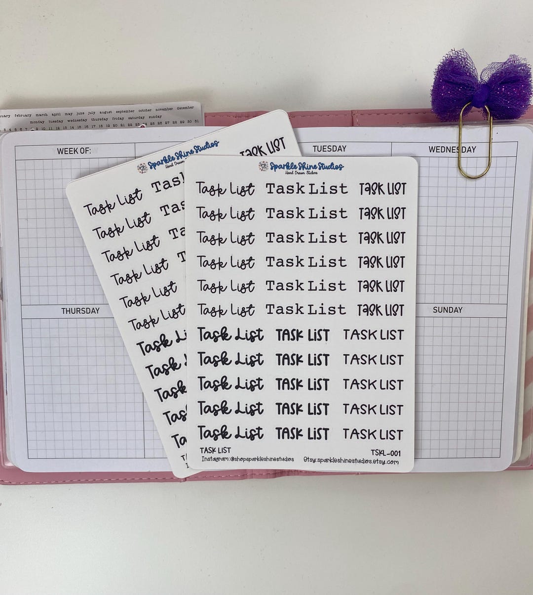 Task List and Trackers Planner Stickers for Planners, Journals and ...