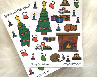 A Cozy Christmas Planner Stickers