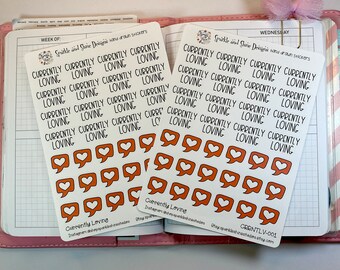 Currently Stickers Currently Planner Stickers Currently - Etsy
