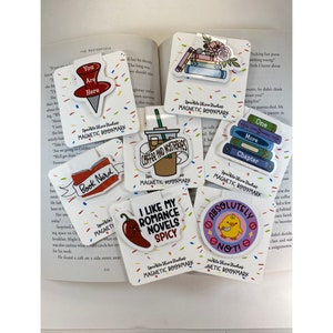 Cute Magnetic Bookmark Bookish Gift Book Club bookmark gifts for Librarians Book Gifts Magnetic Page Marker image 9