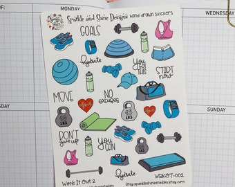 Work It Out 2 Planner Stickers