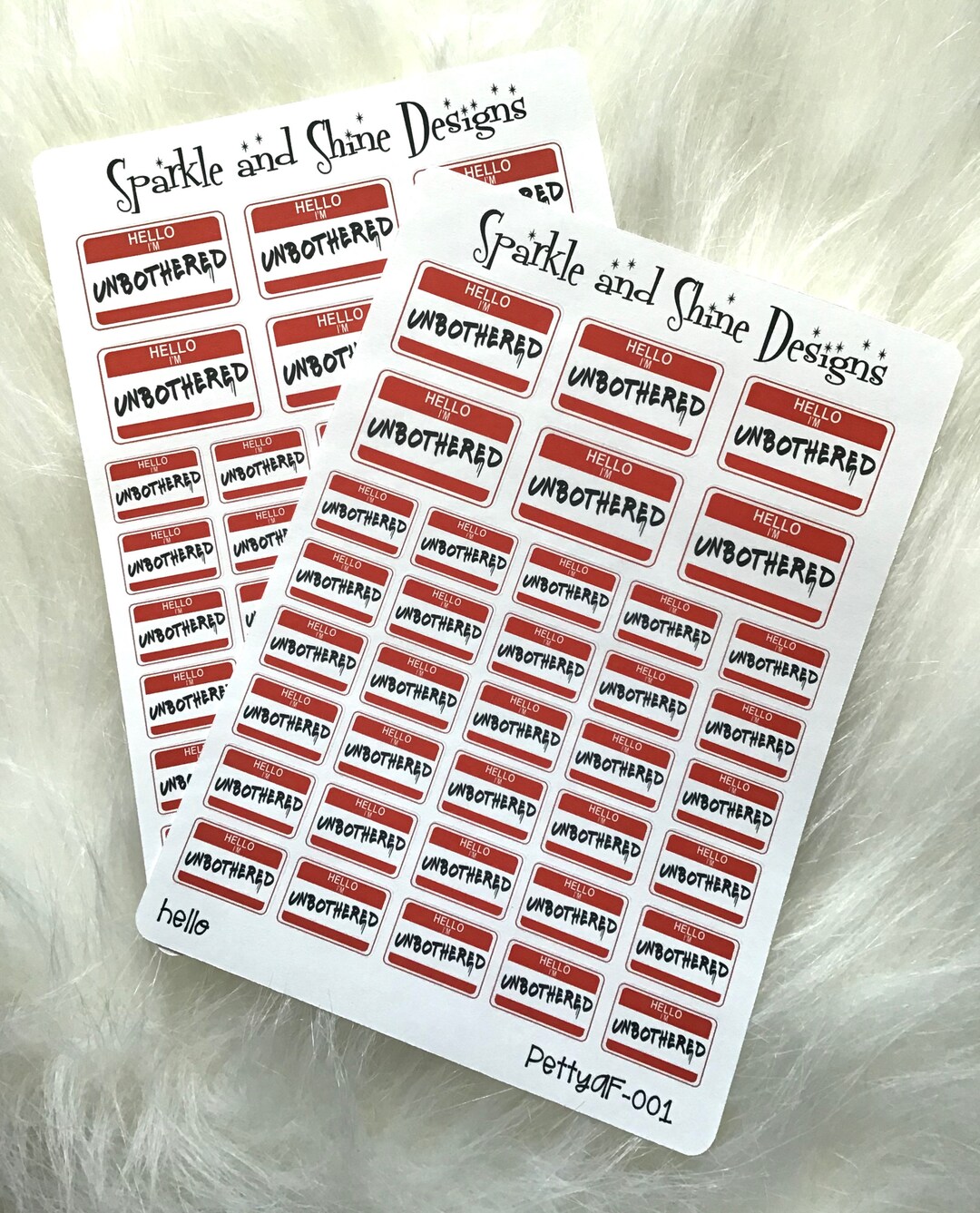 Hello I'm Planner Stickers - Etsy