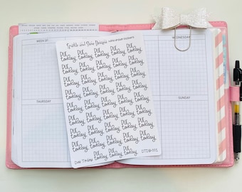 Due Today Planner Stickers
