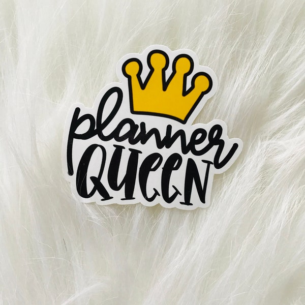 WATERPROOF Planner Queen Die Cut Stickers