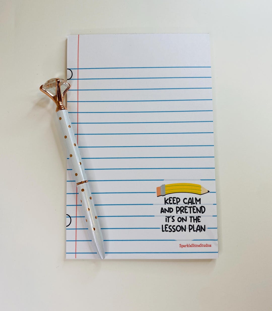 Handmade 5 X 7 Notepad - "keep Calm" (to Do List Notepad, Cute ...