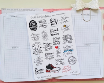 Flex Your Faith 3 Planner Stickers