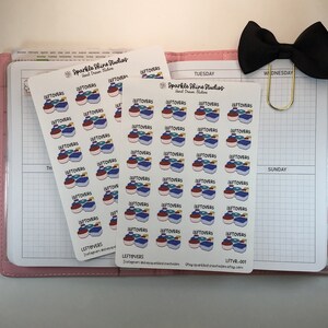 Stickers voor maaltijdplanner voor restjes