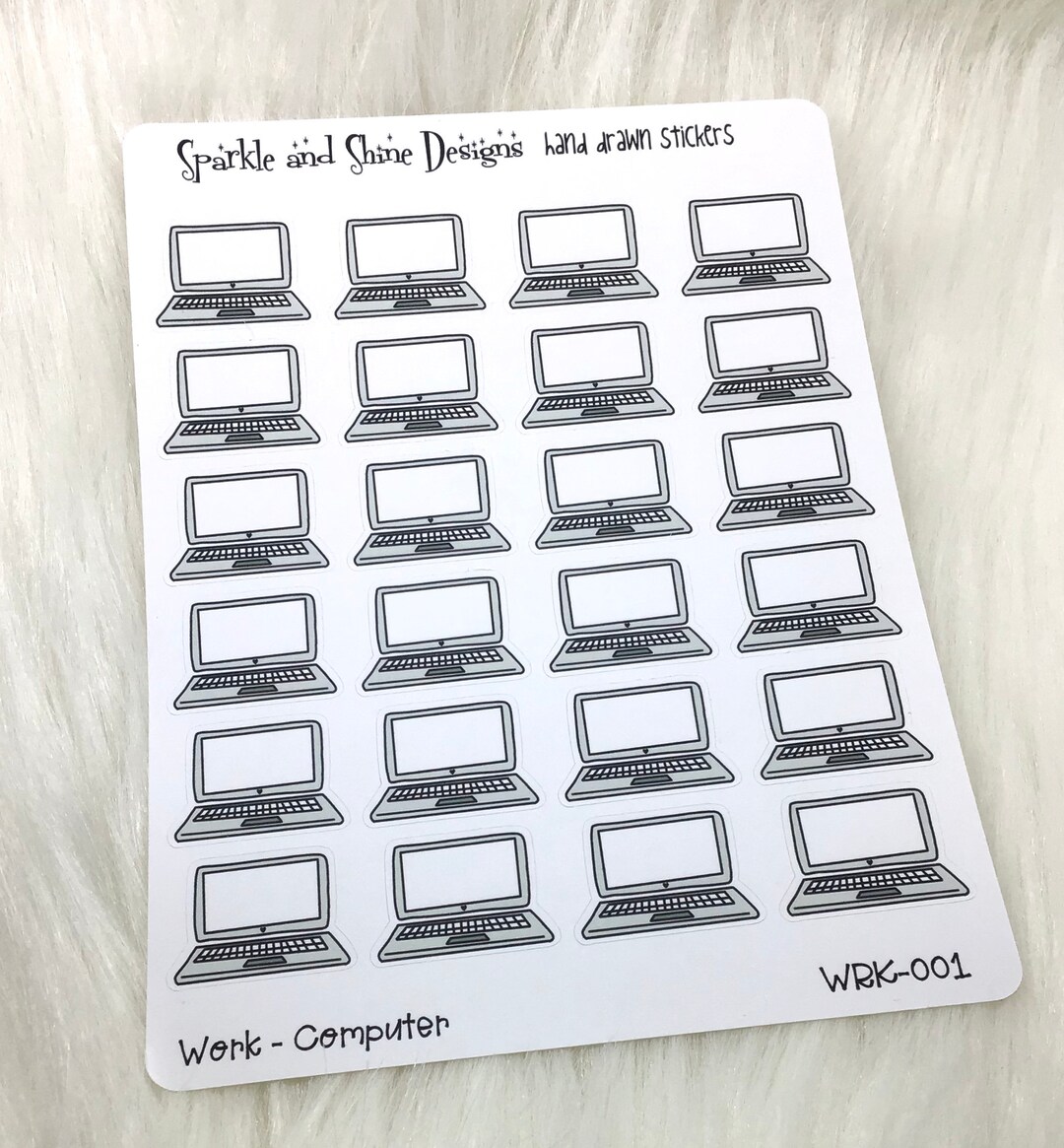 Desk Top Computer Planner Stickers - Etsy
