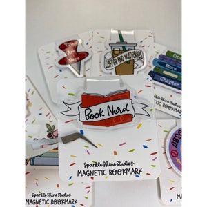 Cute Magnetic Bookmark Bookish Gift Book Club bookmark gifts for Librarians Book Gifts Magnetic Page Marker Book Nerd