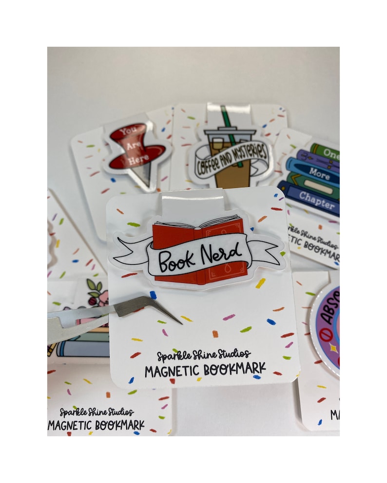 Cute Magnetic Bookmark Bookish Gift Book Club bookmark gifts for Librarians Book Gifts Magnetic Page Marker Book Nerd