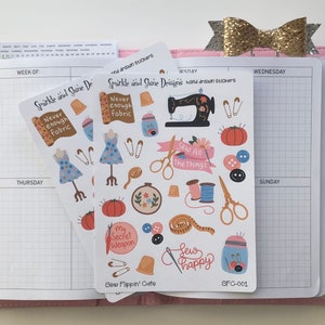 Sew Flippin’ Cute Planner Stickers