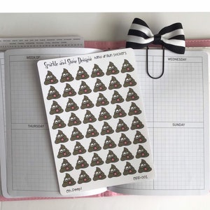 Poopy Planner Stickers