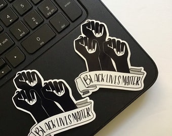 WATERPROOF Black Lives Matter Vinyl Sticker