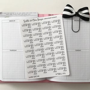 Water Bill Due Script Planner Stickers Budgeting Planner Stickers Bill Planner Stickers