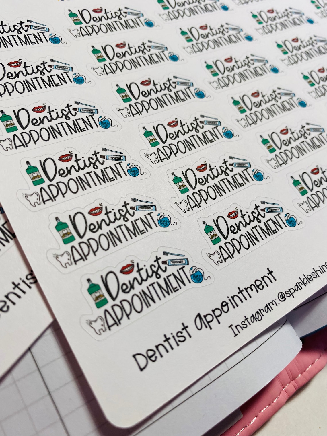 Dentist Appointment Reminder Planner Stickers - Etsy