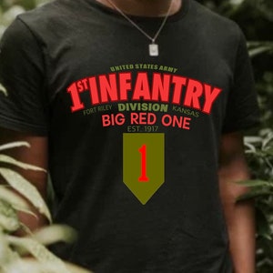 1st Infantry Division Big Red One Shirt