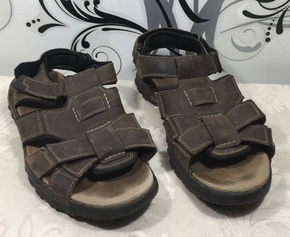 Men's sandal's, Men's Flip Flops, Slide on Shoe's, Men's Size 11 Shoe, Summer Shoes, Men's Slip on Shoes, Brown Sandals