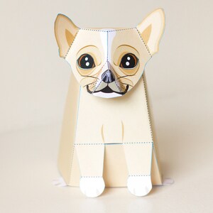 Paper Craft Dog Pack / Paper / DIY / Paper Dog / Low Poly / Origami / French Bulldog / Dogs / Pdf / Paper craft template / INSTANT DOWNLOAD image 2