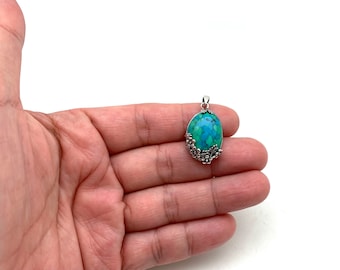 Ciondolo In Argento Con Gemma Silicea (Bali Barong)-9731TR | Gioielli - Foto 7