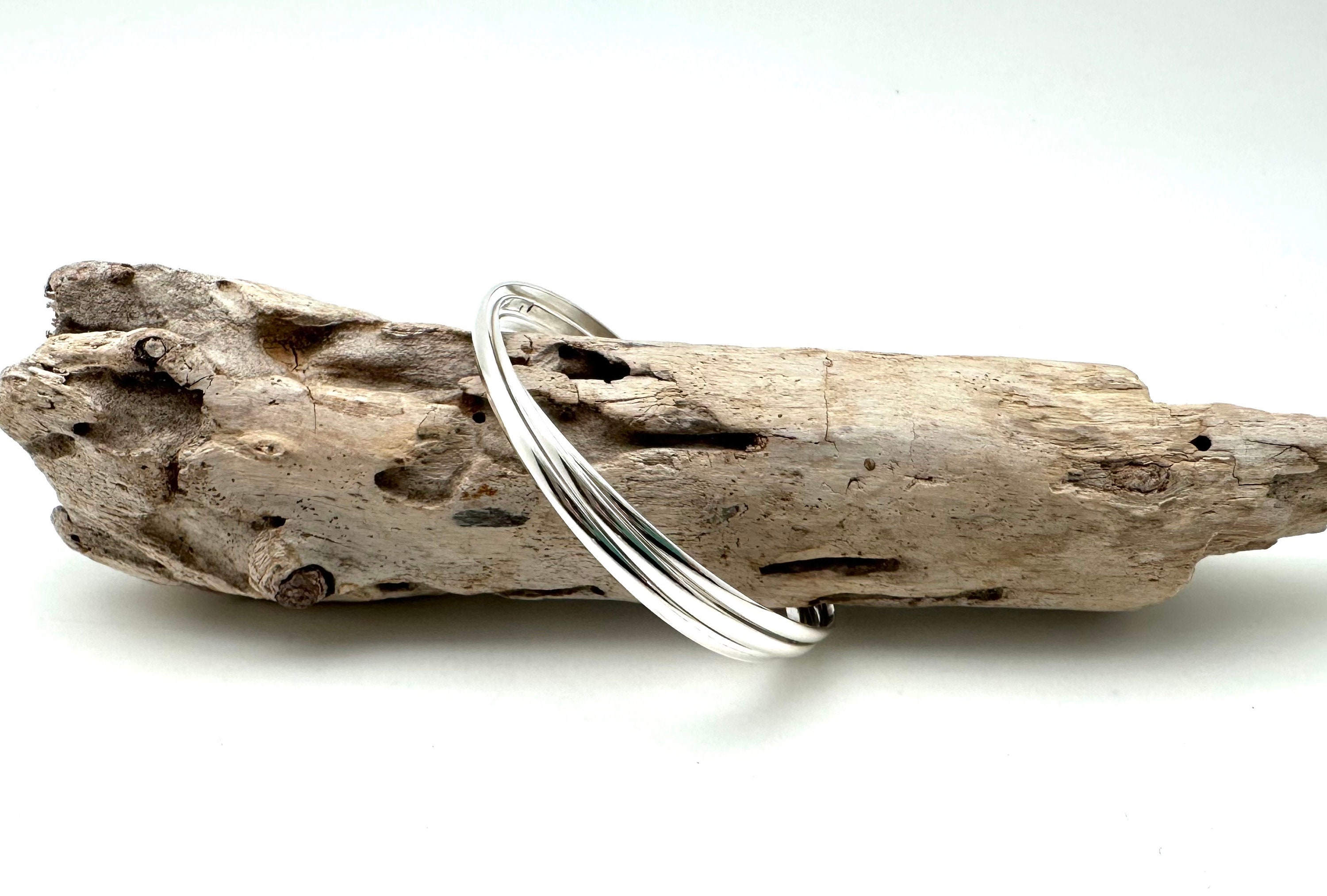 【2025新春福袋】 Bangle Trinity Silver 70mm Medium / Bangle Three of Set / アクセサリー