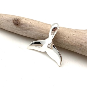 Zilveren hanger walvisstaart / zilveren hanger walvis / oceaanhanger / sterlingzilver