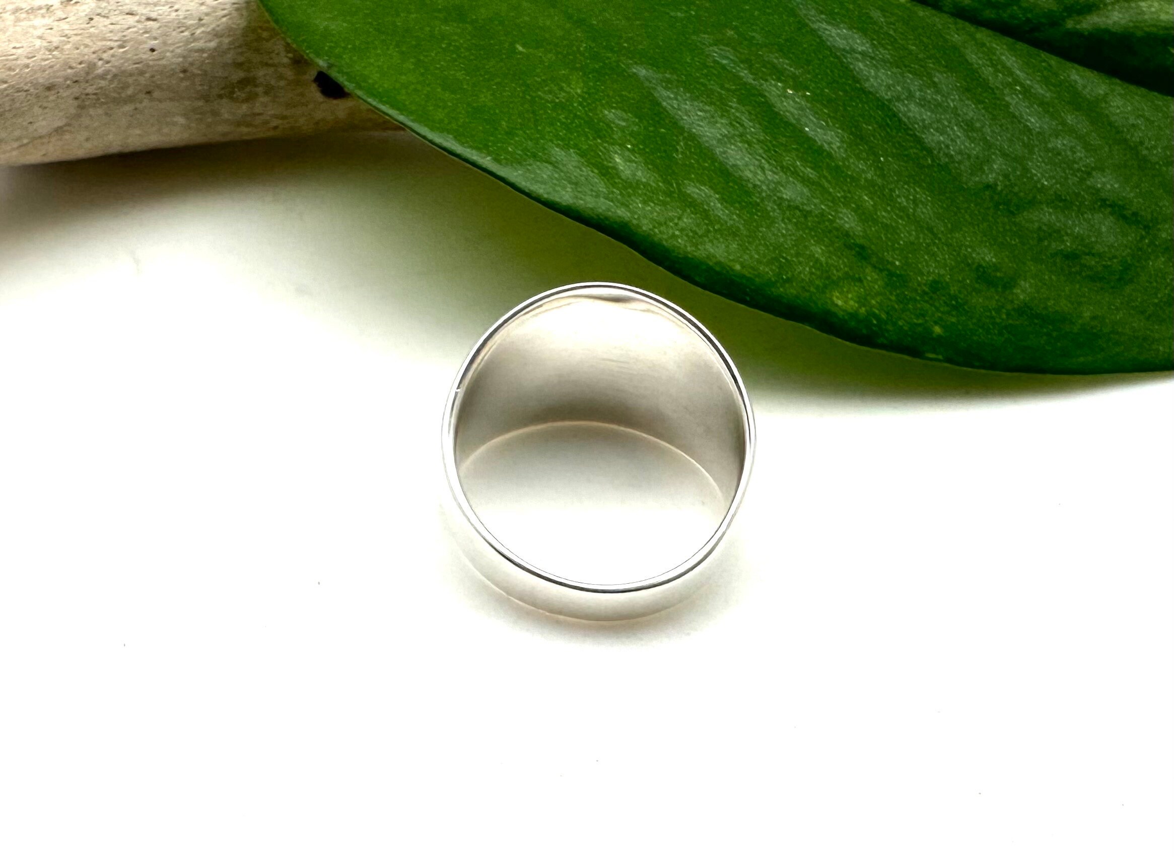 Silver Concave Ring / Wide Concave Ring / Best Selling Silver Ring ...
