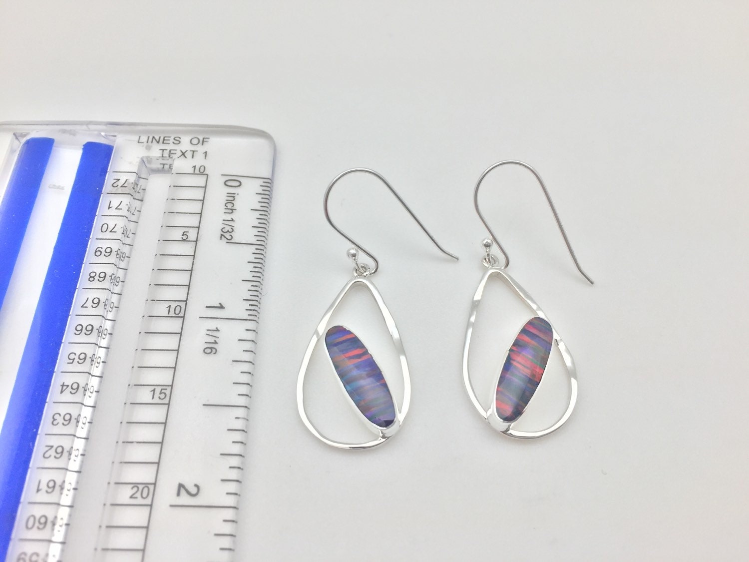 Orecchini BLU OCEANO - Orecchini Statement con Sodalite - Handmade in Italy